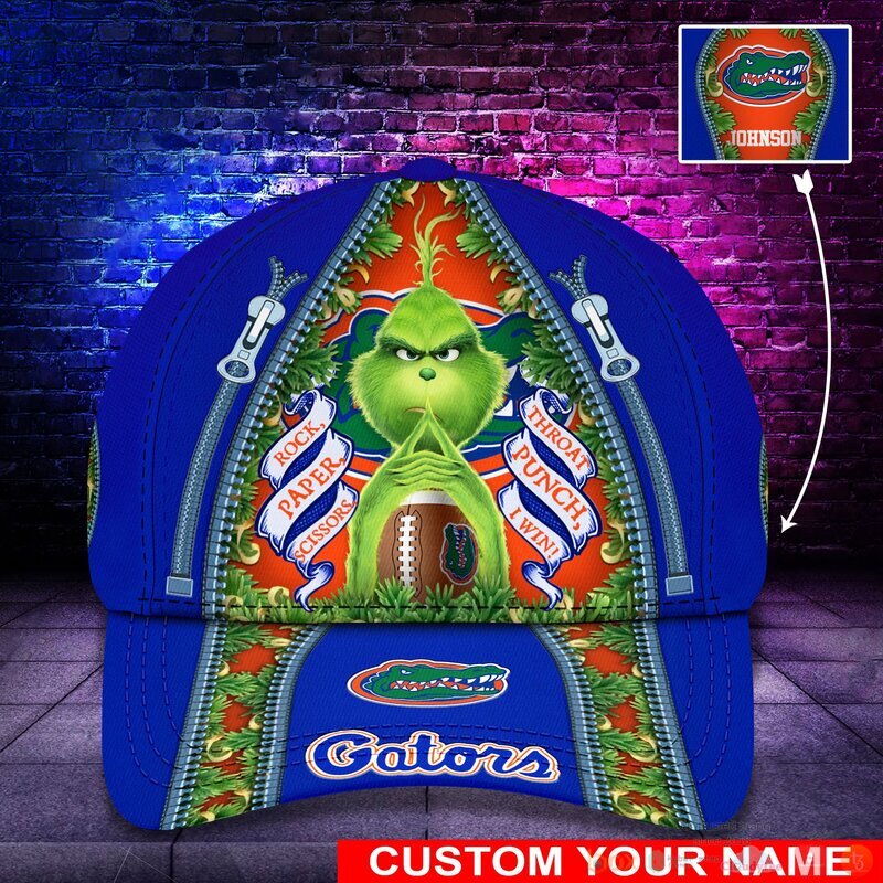 BEST Grinch Florida Gators NCAA Personalized Custom Cap 11