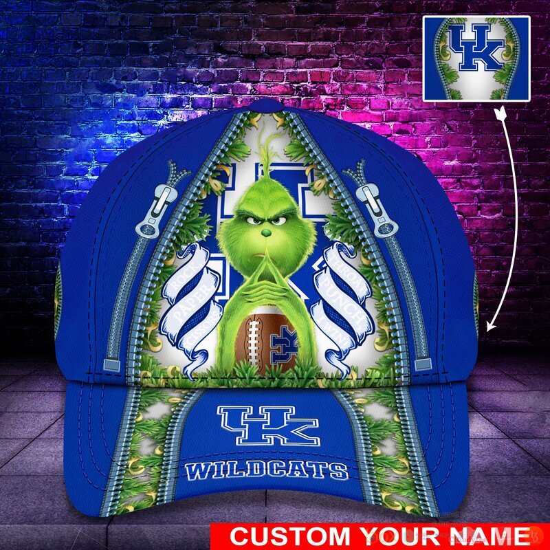 BEST Grinch Kentucky Wildcats NCAA Personalized Custom Cap 10