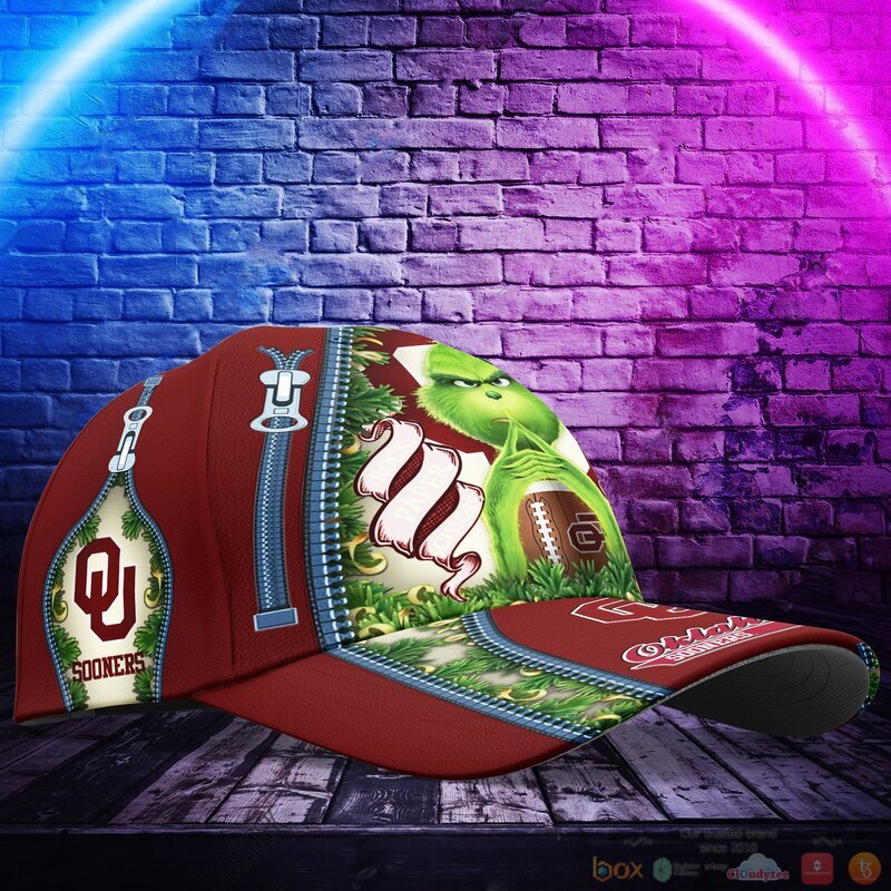 BEST Grinch Oklahoma Sooners NCAA Personalized Custom Cap 15