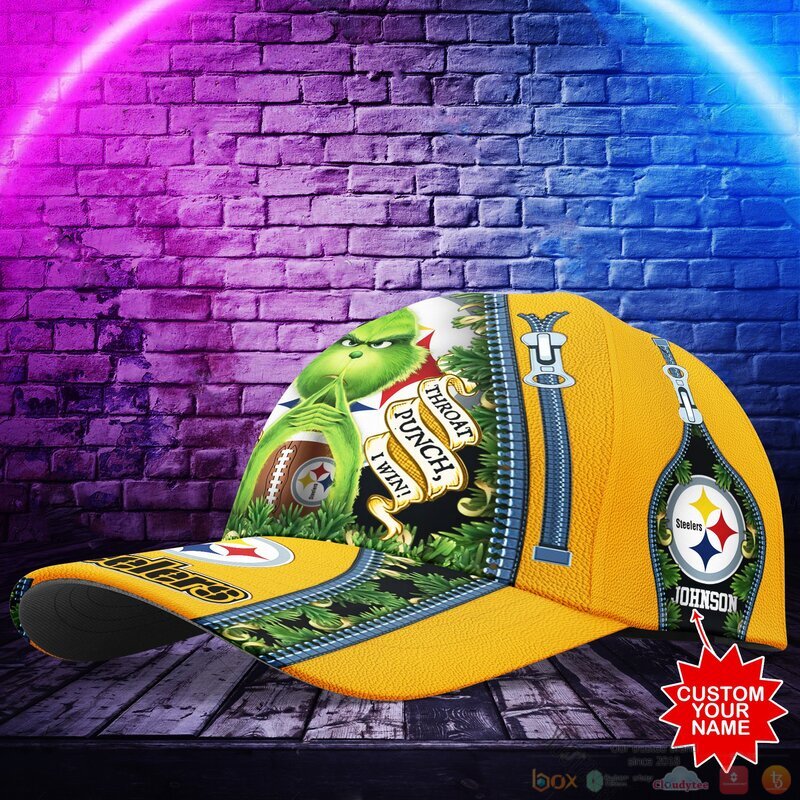 BEST Grinch Pittsburgh Steelers NFL Personalized Custom Cap 5