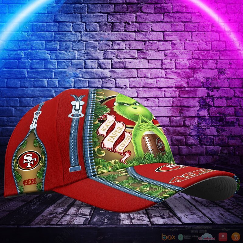 BEST Grinch San Francisco 49ers NFL Personalized Custom Cap 6