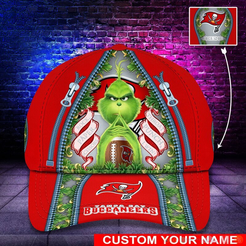 BEST Grinch Tampa Bay Buccaneers NFL Personalized Custom Cap 9