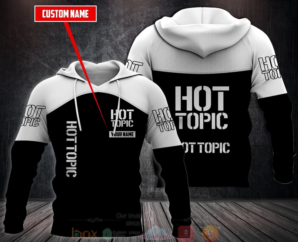 Alternative view of TOP Personalized Hot Topic 3D All Over Printed Fleece Hoodie, Hoodie