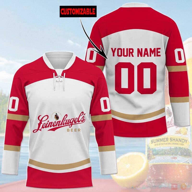 BEST Leinenkugels Beer Custom name and number Hockey Jersey 2
