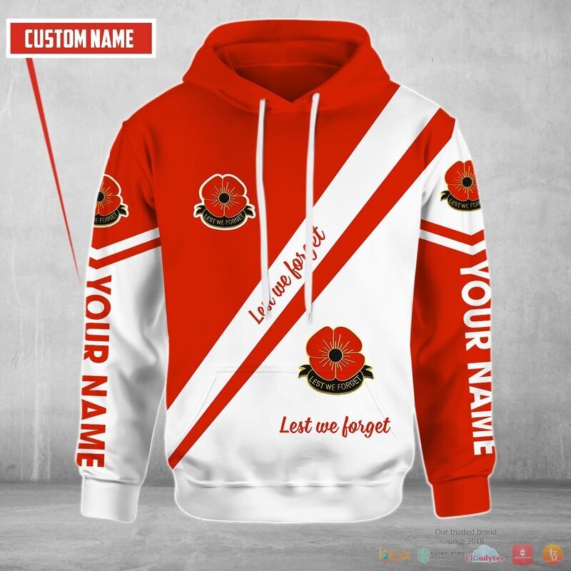 HOT Lest We Forget Personalized Hoodie, Sweatpants 4