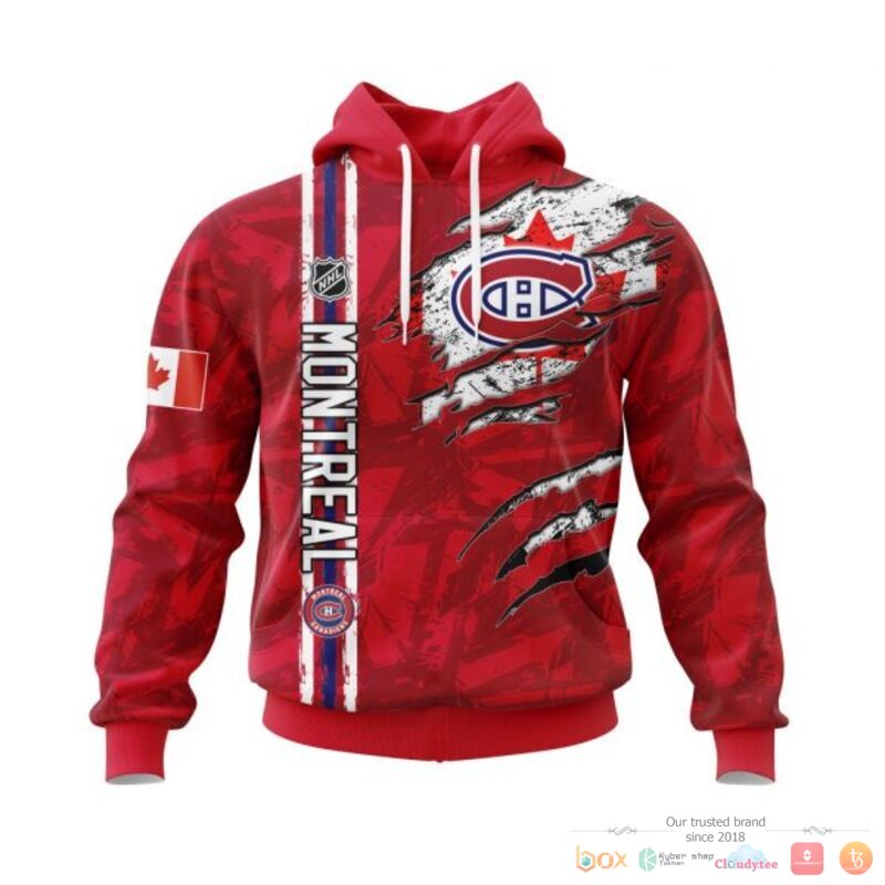 HOT NHL Montreal Canadiens With Canada Flag Personalized shirt, hoodie 14