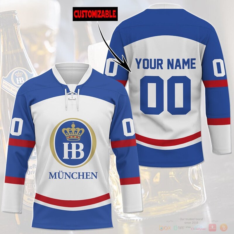 BEST Munchen Custom name and number Hockey Jersey 3
