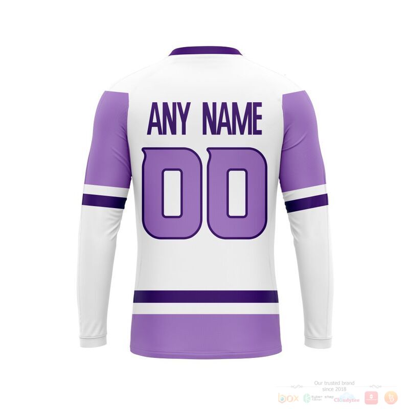 HOT NHL Anaheim Ducks Fights Cancer custom name and number shirt, hoodie 6