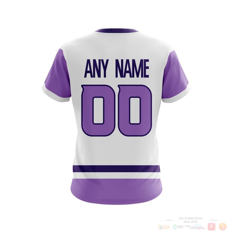 HOT NHL Anaheim Ducks Fights Cancer custom name and number shirt, hoodie 8
