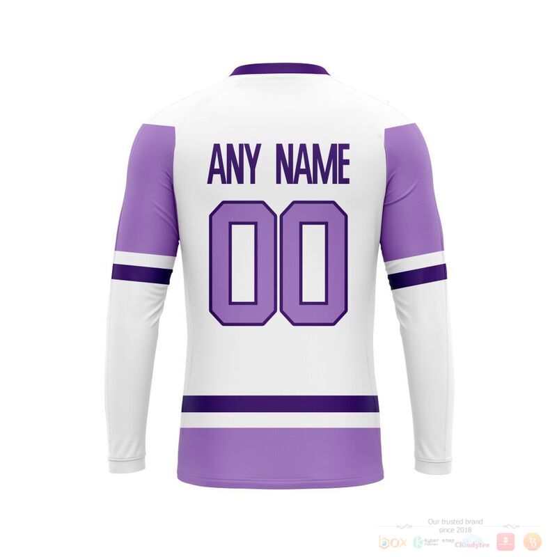 HOT NHL Arizona Coyotes Fights Cancer custom name and number shirt, hoodie 13