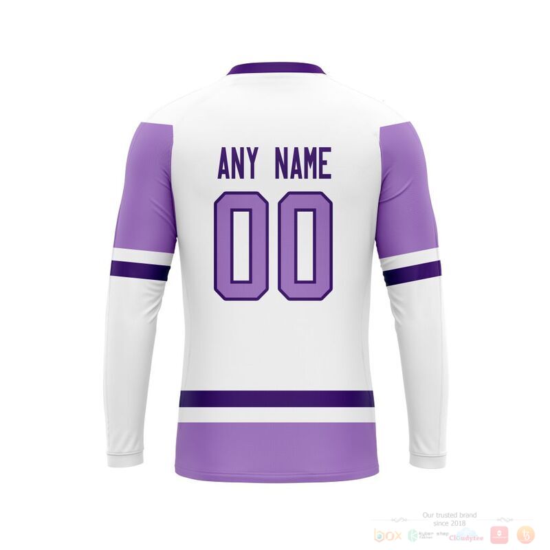HOT NHL Edmonton Oilers Fights Cancer custom name and number shirt, hoodie 13