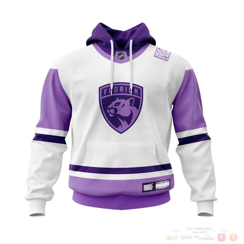 HOT NHL Florida Panthers Fights Cancer custom name and number shirt, hoodie 18