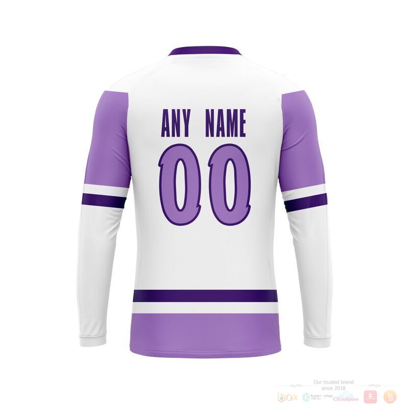 HOT NHL Minnesota Wild Fights Cancer custom name and number shirt, hoodie - Image 6