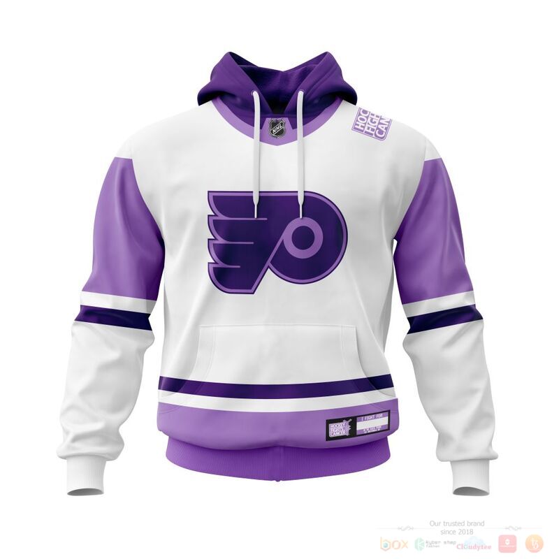 HOT NHL Philadelphia Flyers Fights Cancer custom name and number shirt, hoodie 16