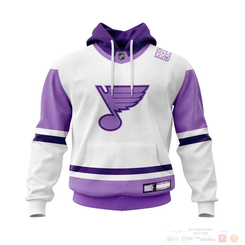 HOT NHL St. Louis Blues Fights Cancer custom name and number shirt, hoodie 17