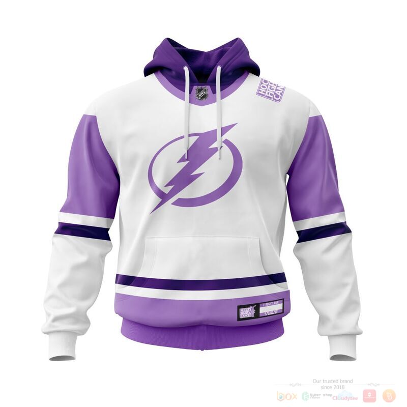 HOT NHL Tampa Bay Lightning Fights Cancer custom name and number shirt, hoodie 17