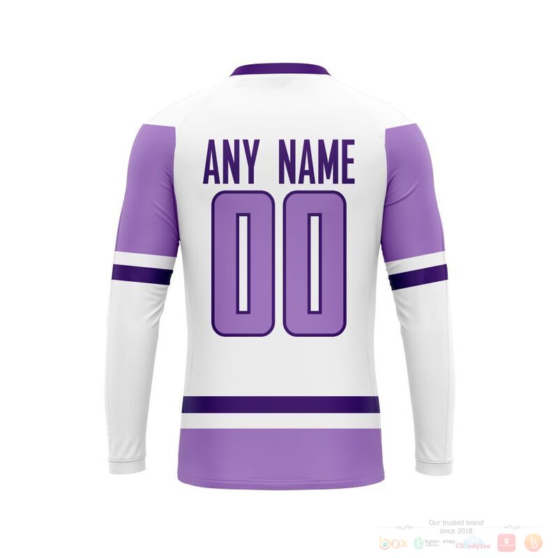 HOT NHL Vancouver Canucks Fights Cancer custom name and number shirt, hoodie 13