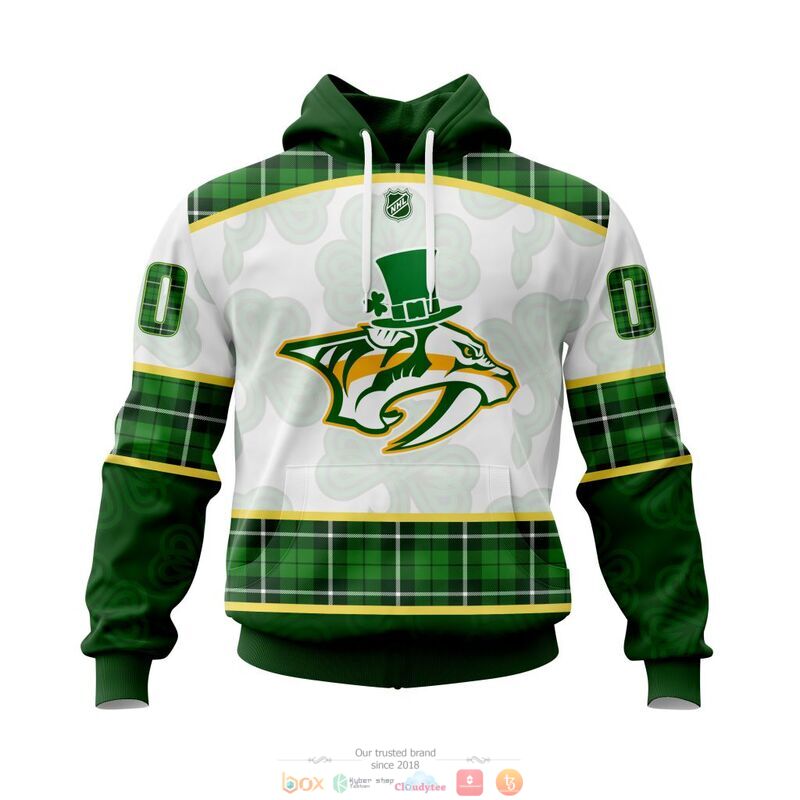 BEST Personalized Nashville Predators NHL St Patrick Days jersey shirt, hoodie 15