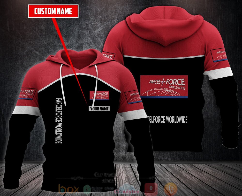 Alternative view of TOP Personalized Parcelforce Worldwide 3D All Over Printed Fleece Hoodie, Hoodie