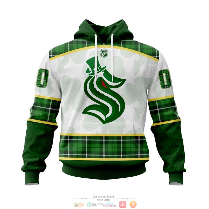 BEST Personalized Seattle Kraken NHL St Patrick Days jersey shirt, hoodie 15