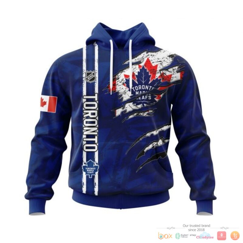 HOT NHL Toronto Maple Leafs With Canada Flag Personalized shirt, hoodie 14