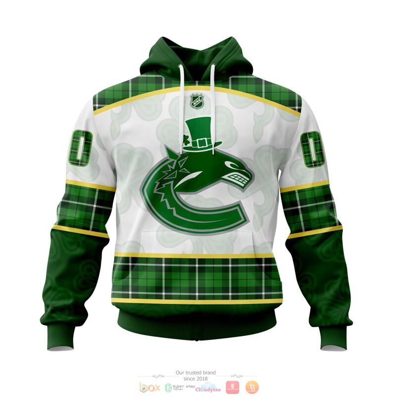 BEST Personalized Vancouver Canucks NHL St Patrick Days jersey shirt, hoodie 15