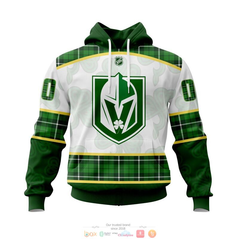 BEST Personalized Vegas Golden Knights NHL St Patrick Days jersey shirt, hoodie 14