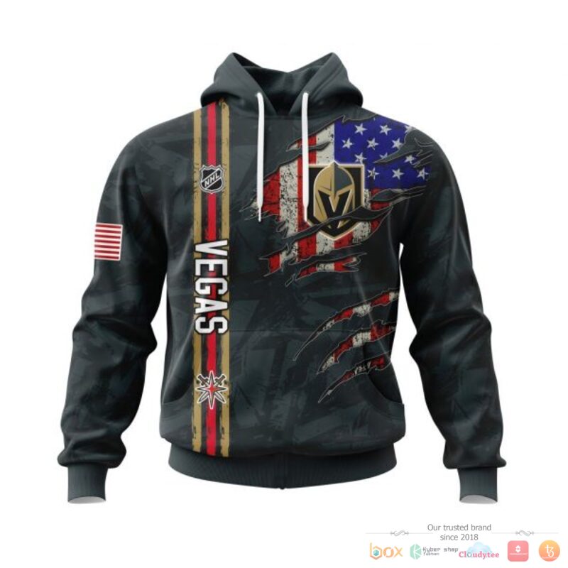 HOT NHL Vegas Golden Knights With American Flag Personalized shirt, hoodie 15