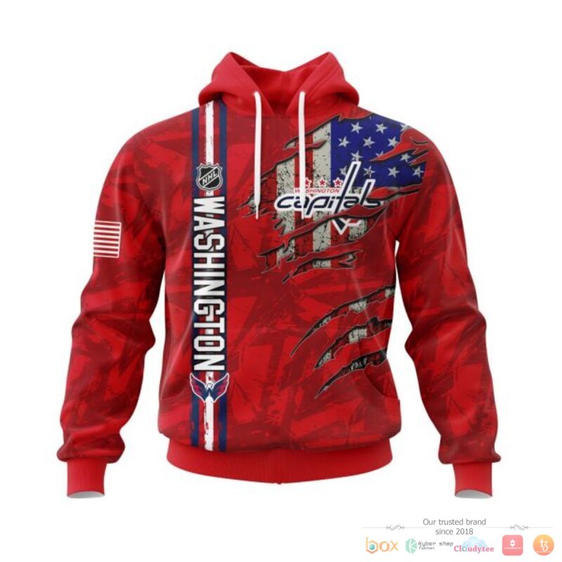HOT NHL Washington Capitals With American Flag Personalized shirt, hoodie 15