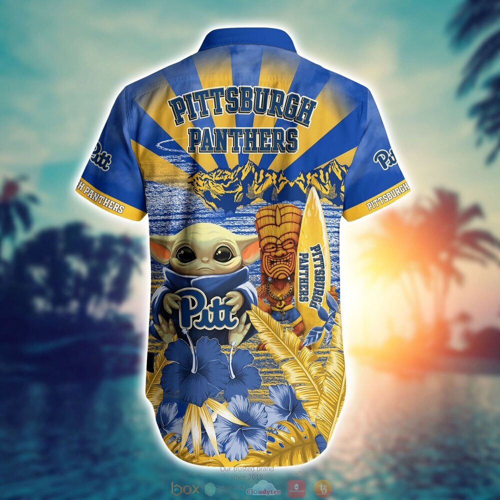 BEST Baby Yoda Pittsburgh Panthers NCAA Hawaiian Shirt, Shorts 16