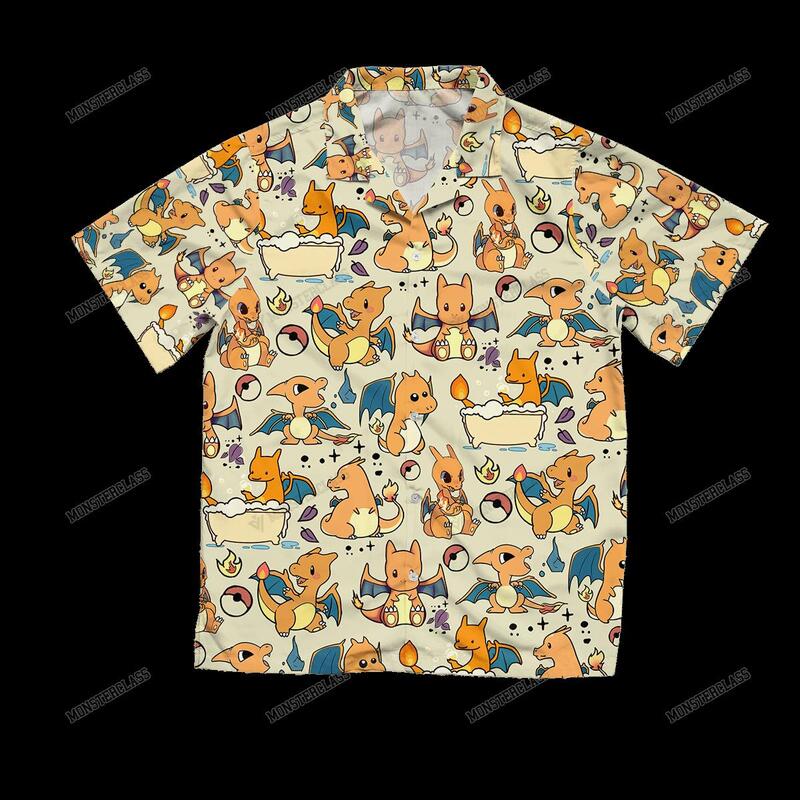 BEST Pokemon Charizard Hawaiian Shirt, Short 7