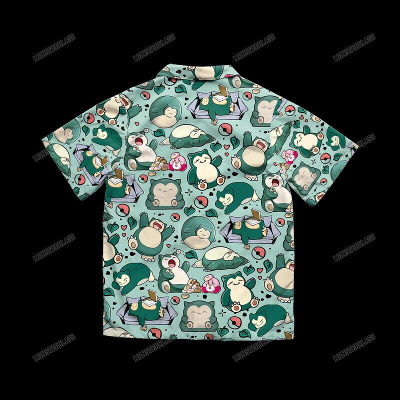 BEST Pokemon Snorlax Hawaiian Shirt, Short 4