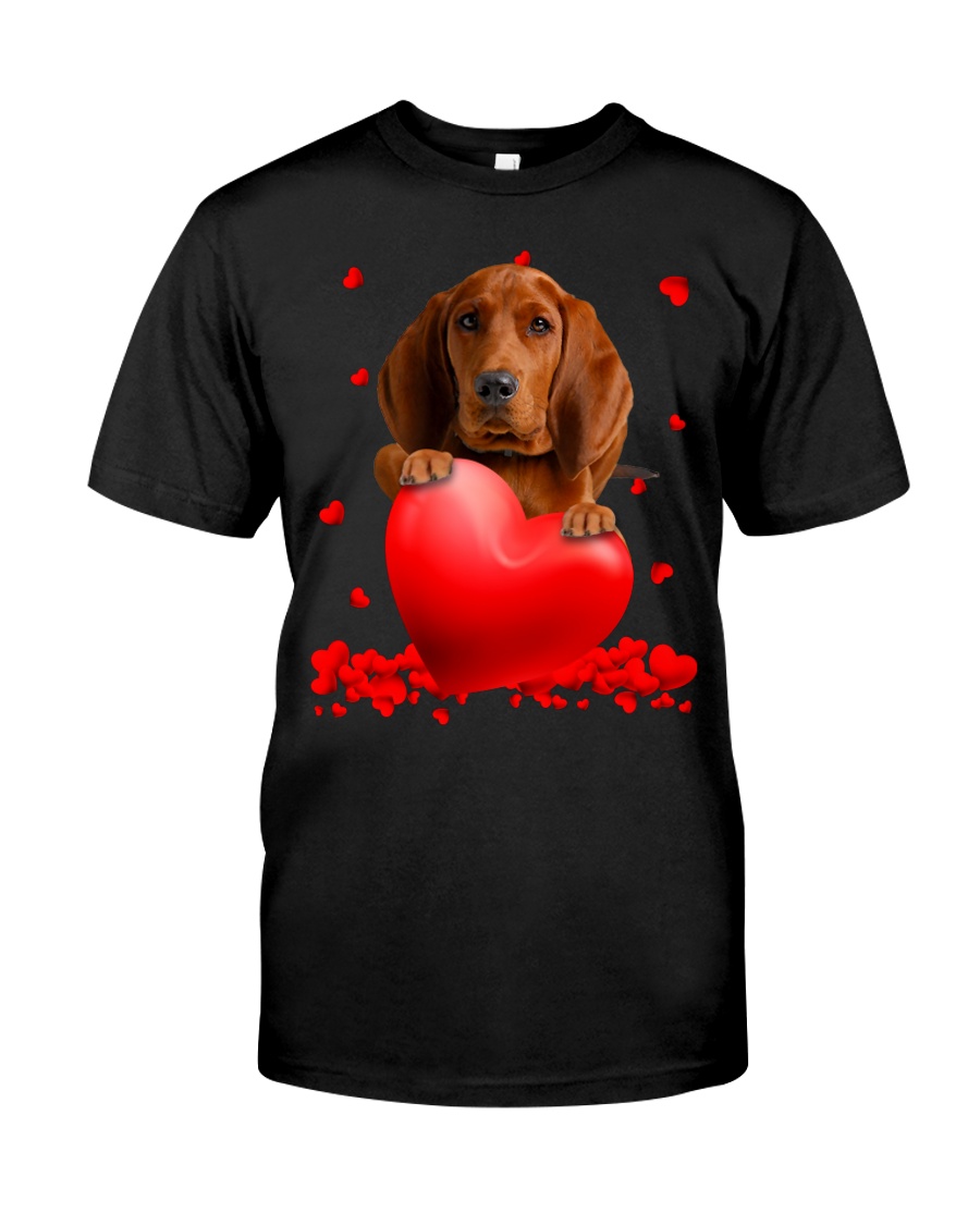 Redbone Coonhound Valentine Hearts shirt, hoodie 10