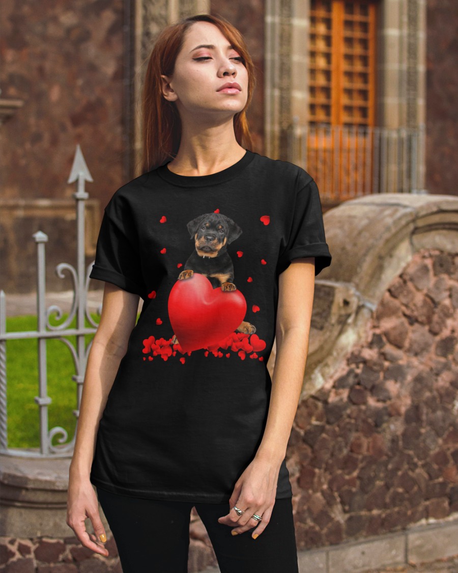 Rottweiler Valentine Hearts shirt, hoodie 19
