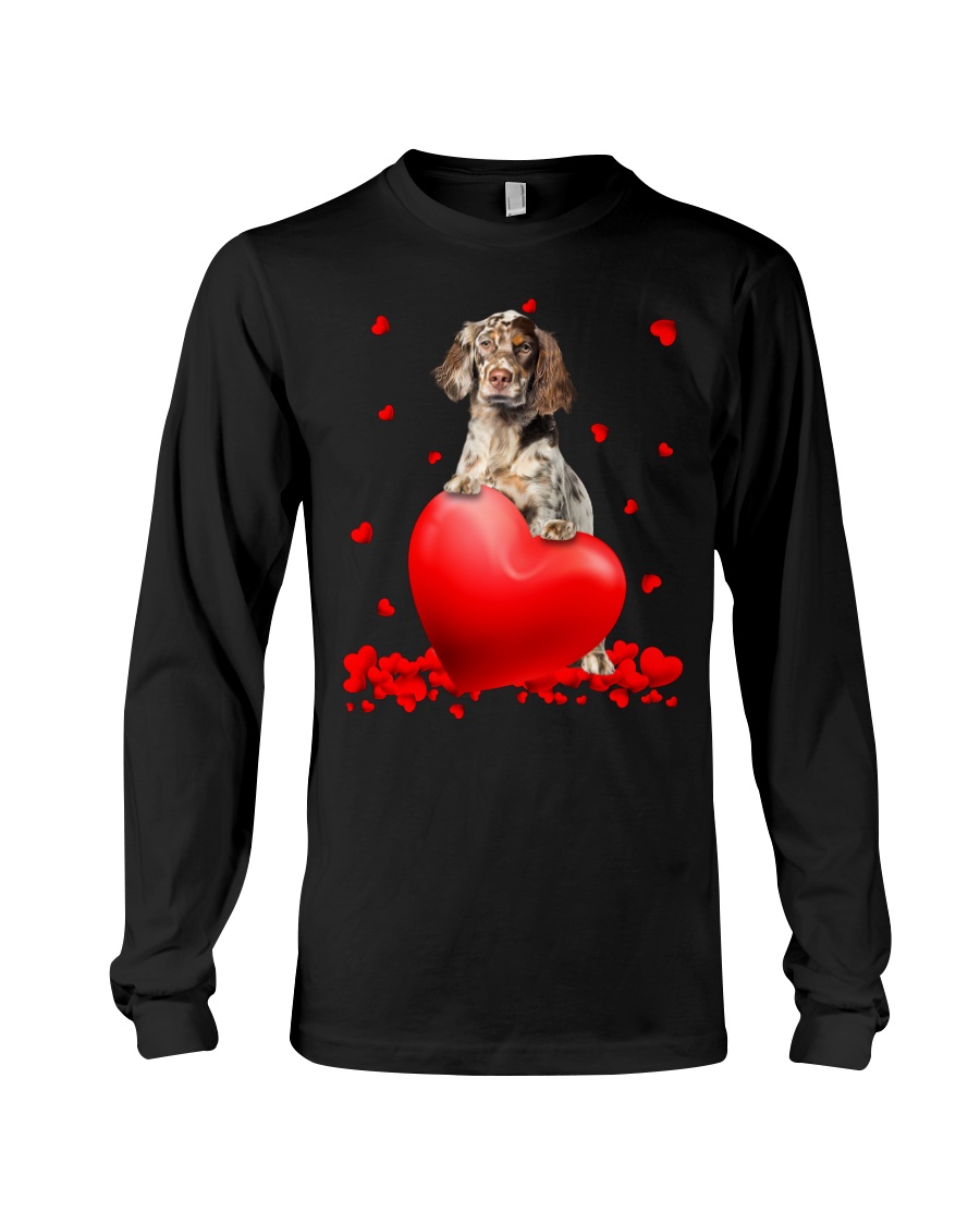 NEW English Setter Valentine Hearts shirt, hoodie 3 NEW English Setter Valentine Hearts shirt, hoodie - Image 3