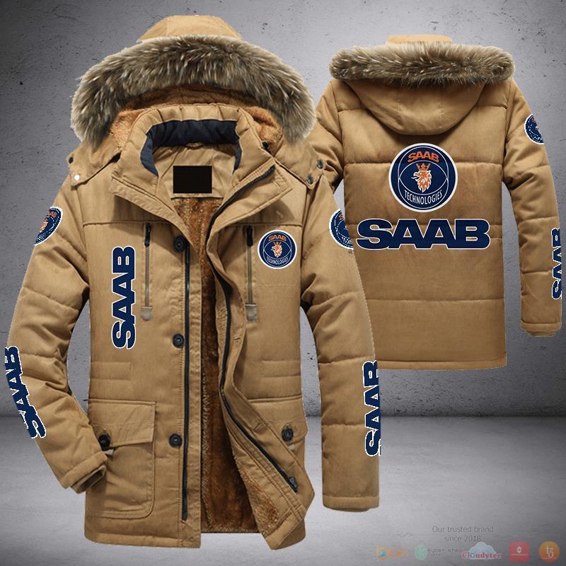 Saab Technologies Parka Jacket Coat 3