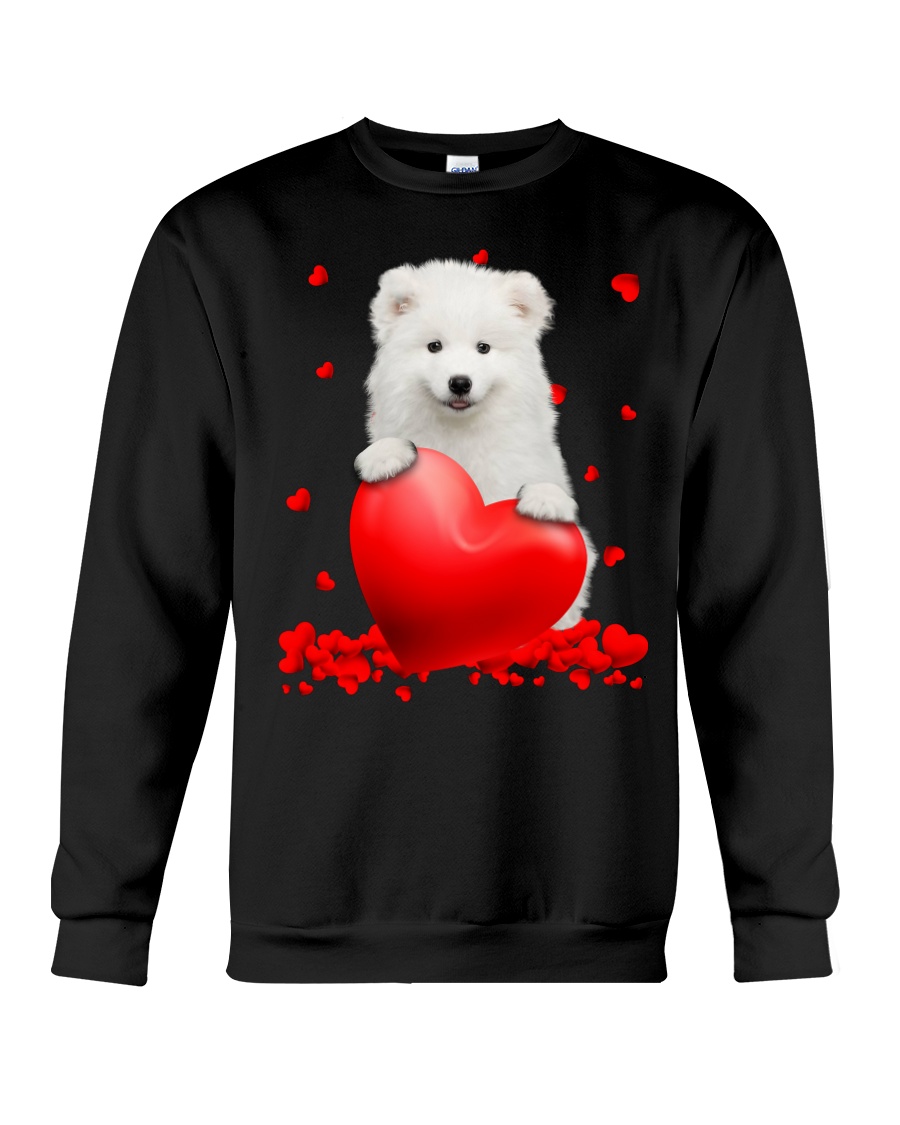 Samoyed Valentine Hearts shirt, hoodie 5