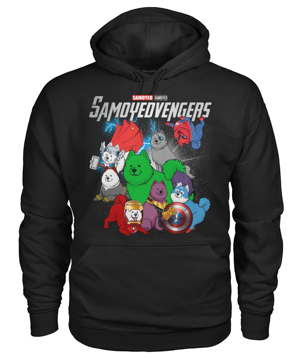 Samoyedvengers 3D Hoodie, Shirt 9