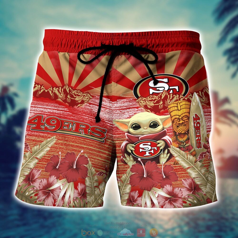 BEST Baby Yoda San Francisco 49ers NFL Hawaiian Shirt, Shorts 7