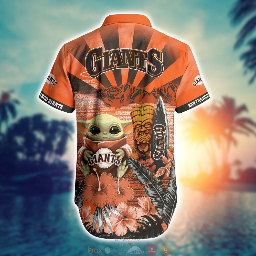 BEST Baby Yoda San Francisco Giants MLB Hawaiian Shirt, Shorts 6