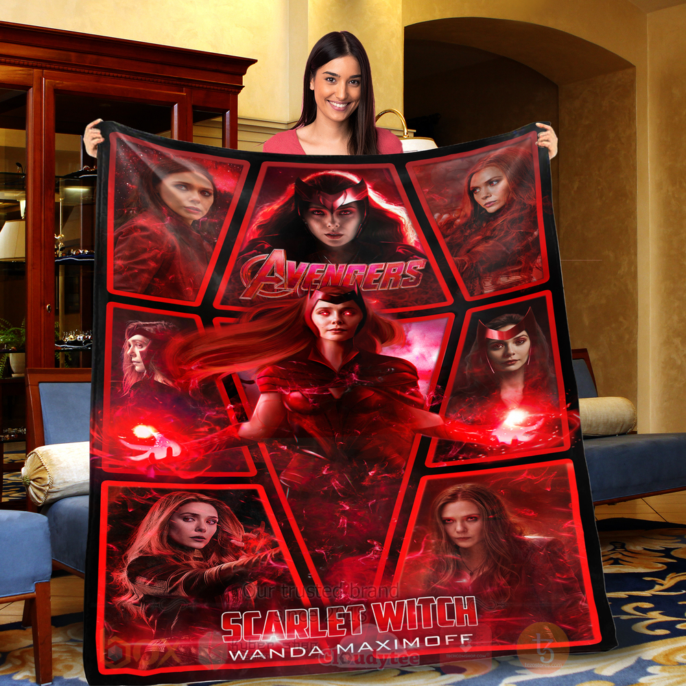 Scarlet Witch Wanda Maximoff Blanket 13