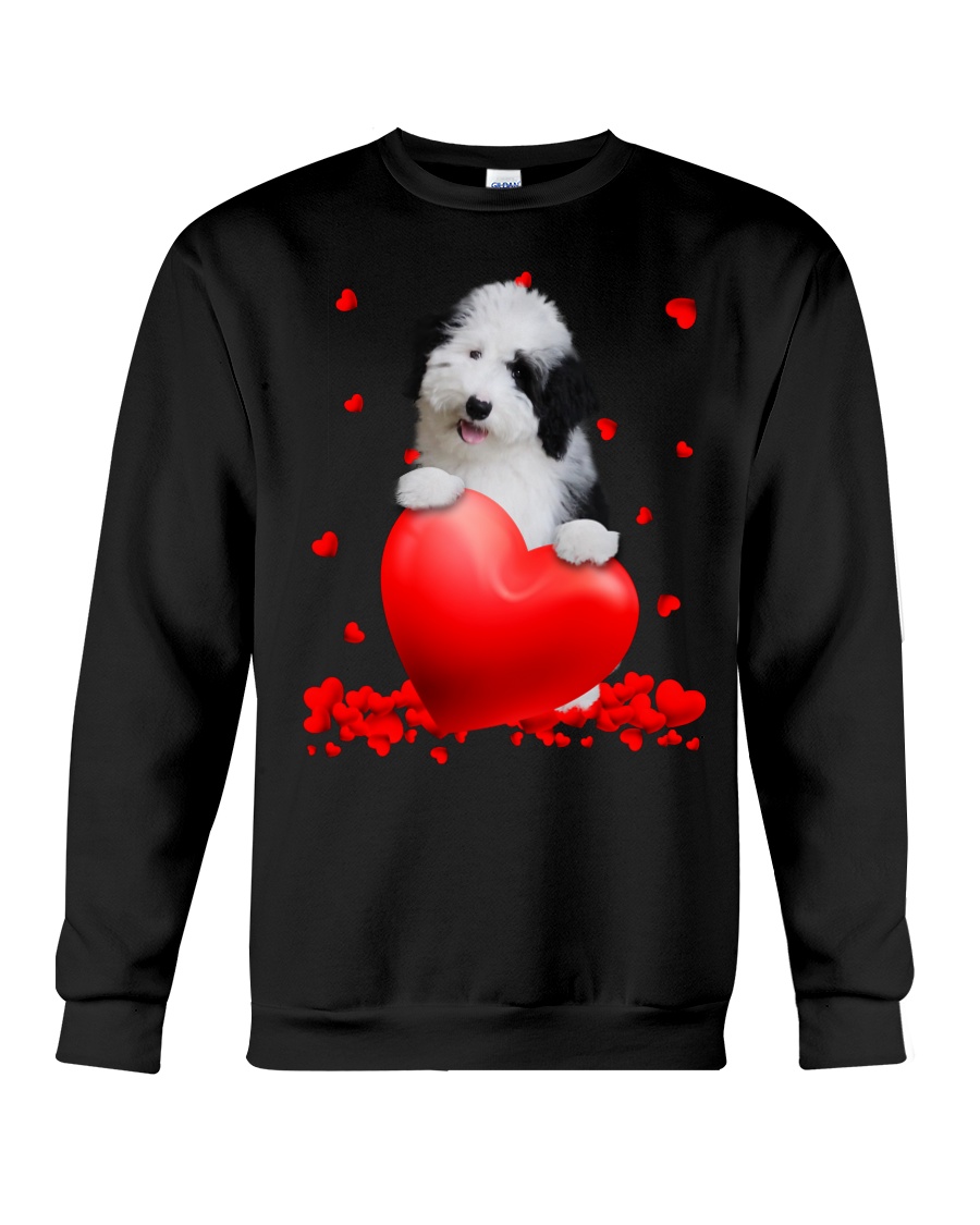 Sheepadoodle Valentine Hearts shirt, hoodie 5