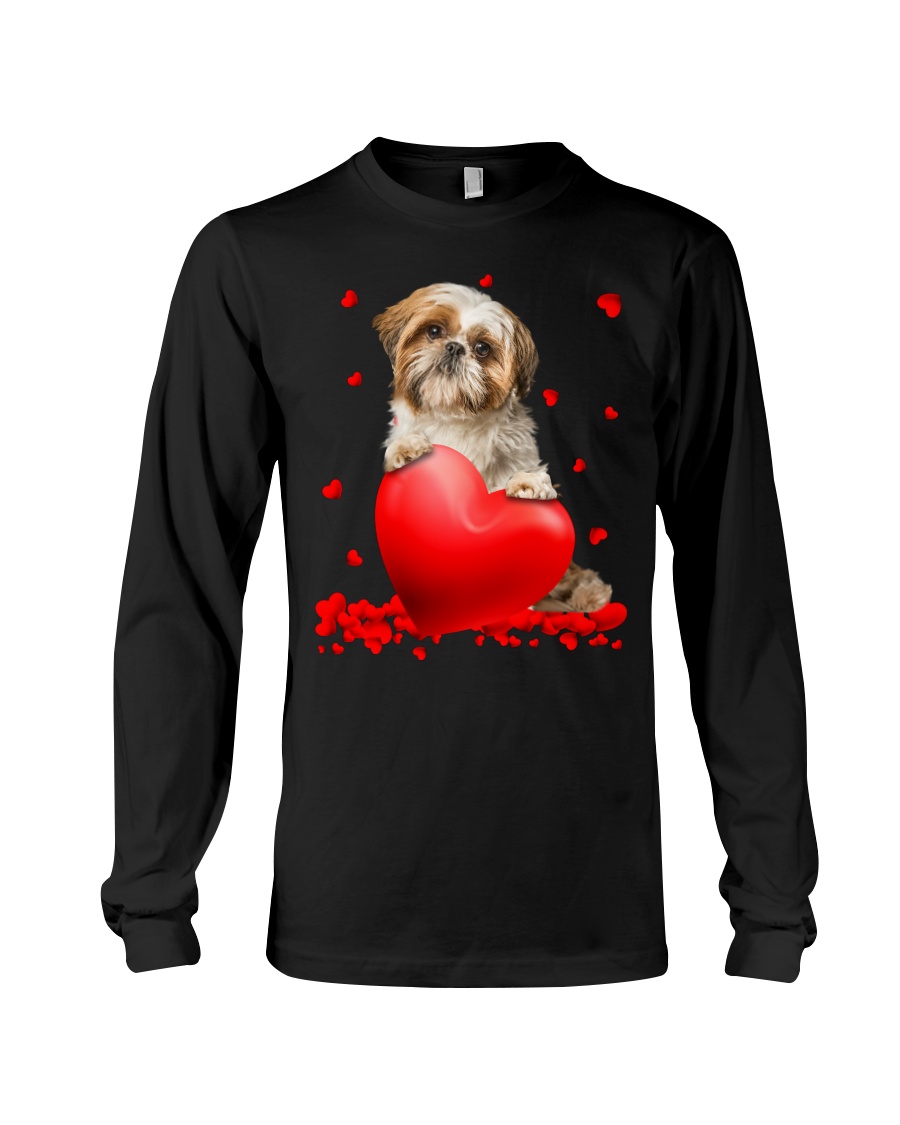Shih Tzu Valentine Hearts shirt, hoodie 3