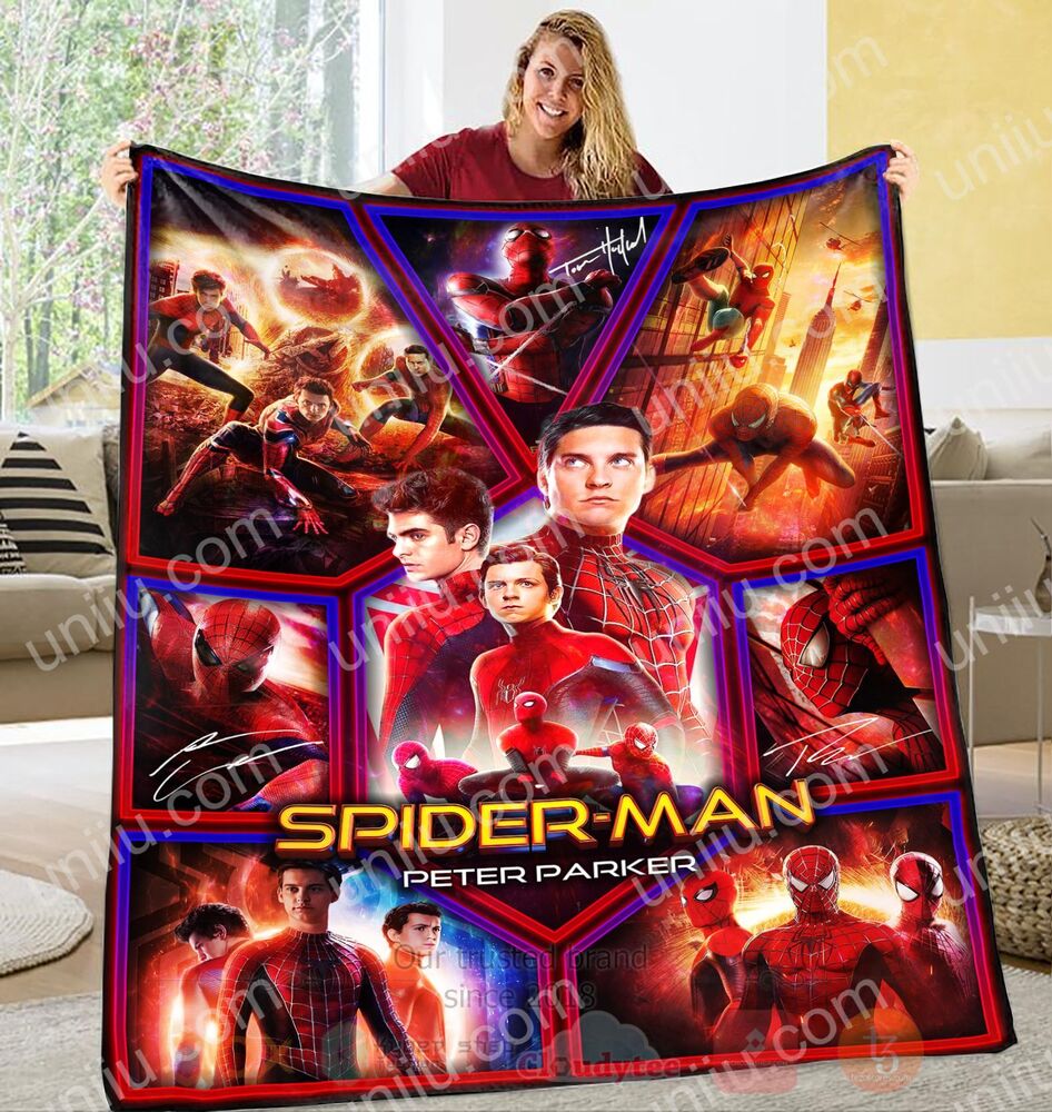 Spider Man Movies Peter Parker Blanket 12