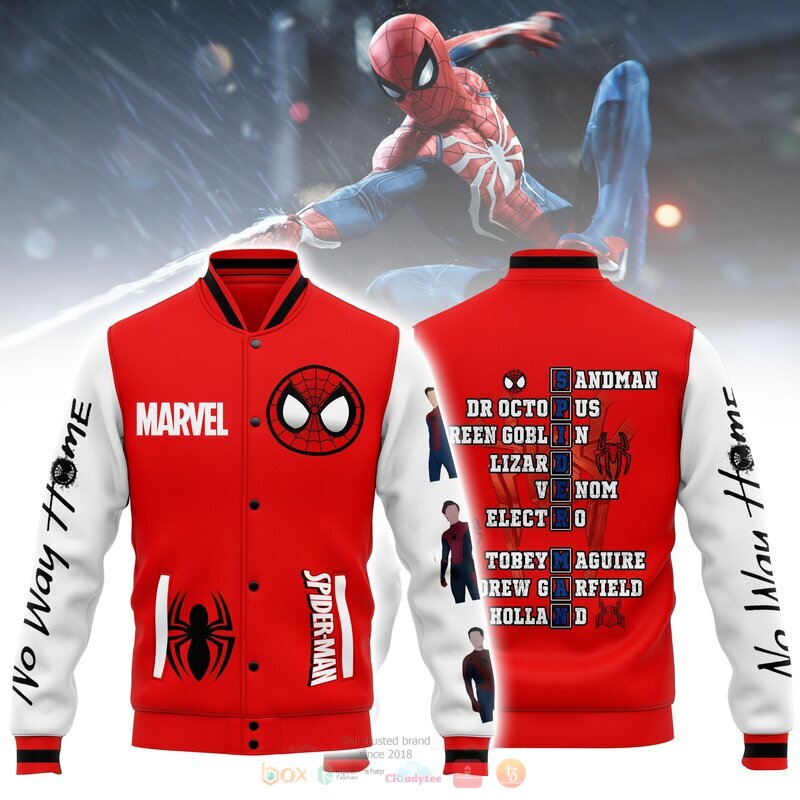 HOT Marvel Spider Man No way home baseball jacket 6
