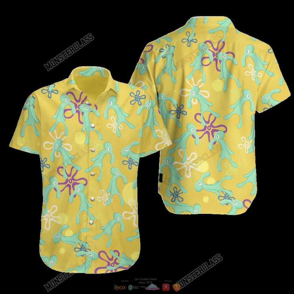 Spongebob Hawaiian Shirt, Shorts 5