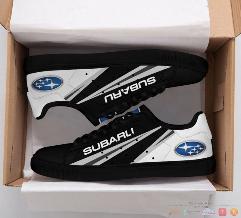 BEST Subaru Global black white Stan Smith Shoes 9