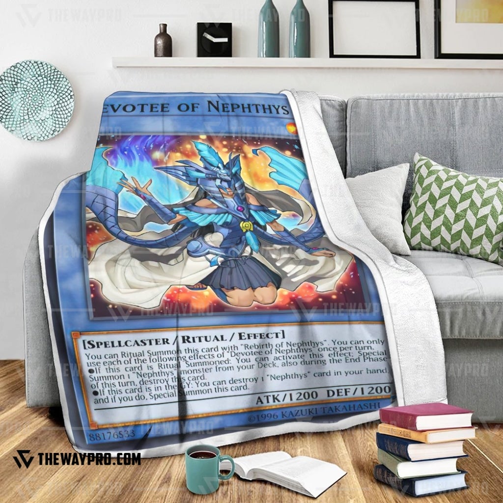 NEW Yu Gi Oh Devotee Of Nephthys Blanket 4