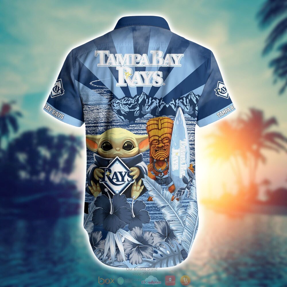 BEST Baby Yoda Tampa Bay Rays MLB Hawaiian Shirt, Shorts 6