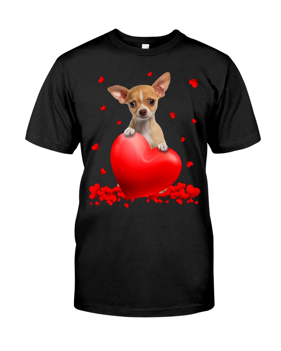 Tan Chihuahua Valentine Hearts shirt, hoodie 19